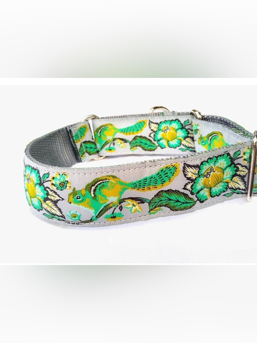 NWT martingale style wide dog collar (1.5” wide) Handmade!